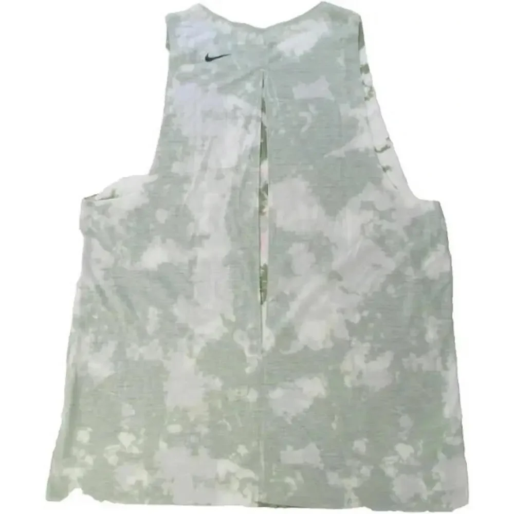 New Nike Women's Sportswear Womens Rebel Icon Clash Tie Dye Tank Top, Size:Large - Picture 3 of 3